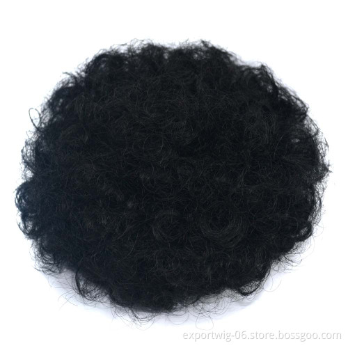 Synthetic Africa Hair Bun for Black Women Afro Hair Bun Ponytail Bun Wholesale Curly Hair Extension Kinky Puff Big Size Ombre